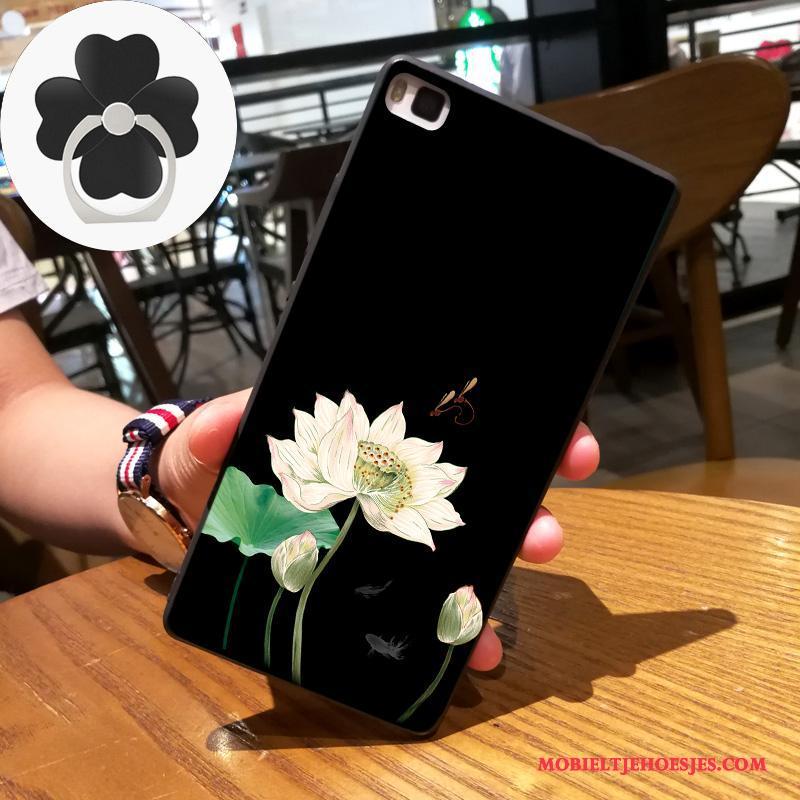 Huawei P8 Bescherming Trend Hoge Hoes Hoesje Kunst Siliconen