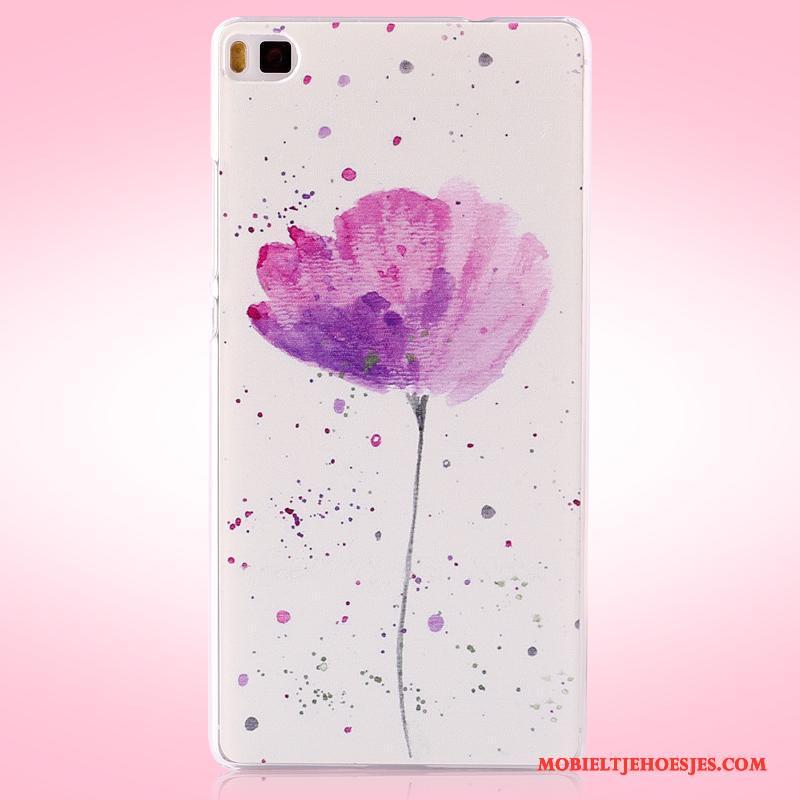 Huawei P8 Geschilderd Hard Hoes Hoesje Telefoon Bescherming Kleur