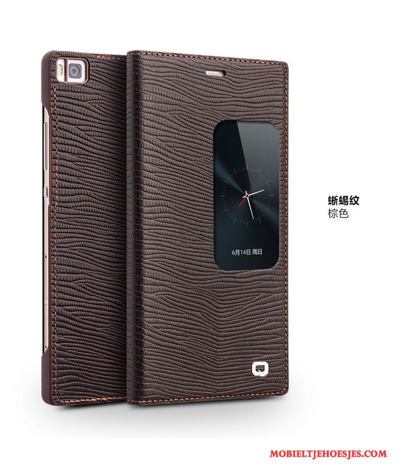 Huawei P8 Hoesje Mobiele Telefoon Anti-fall Hoes Leren Etui Folio Bescherming Hoge