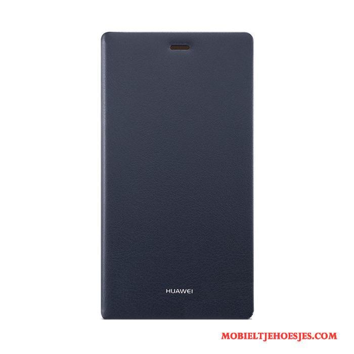 Huawei P8 Hoge Echte Hoes Rood Folio Mobiele Telefoon Hoesje Telefoon