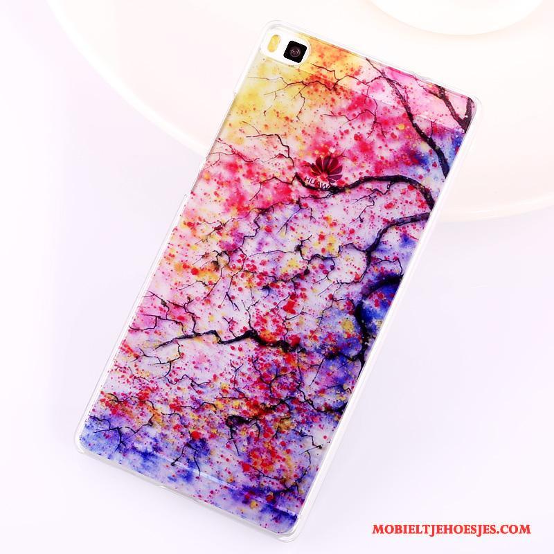 Huawei P8 Hoge Kleur Geschilderd Hoesje Mobiele Telefoon Hard