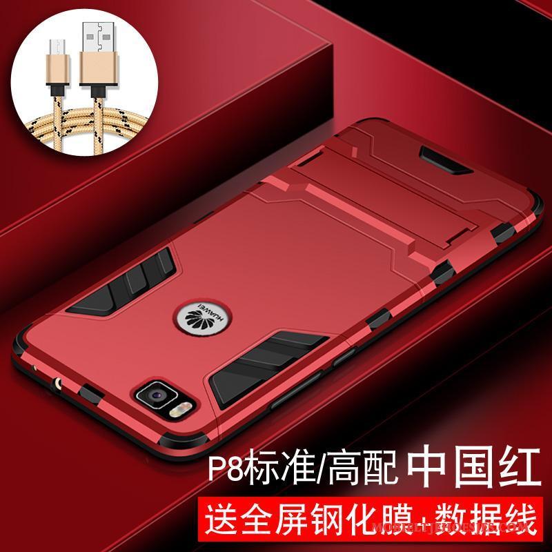 Huawei P8 Lite Bescherming Hoesje Telefoon Anti-fall Hoge Jeugd Blauw Schrobben