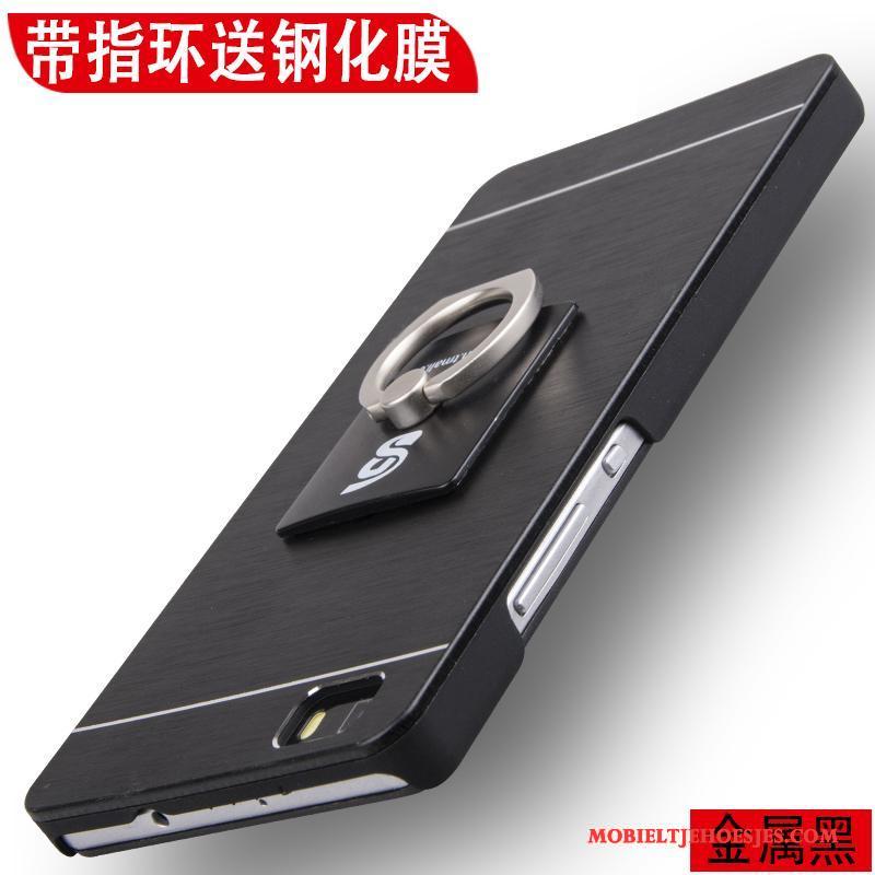 Huawei P8 Lite Hoesje Hoes Roze Jeugd Metaal Anti-fall Trend Ring