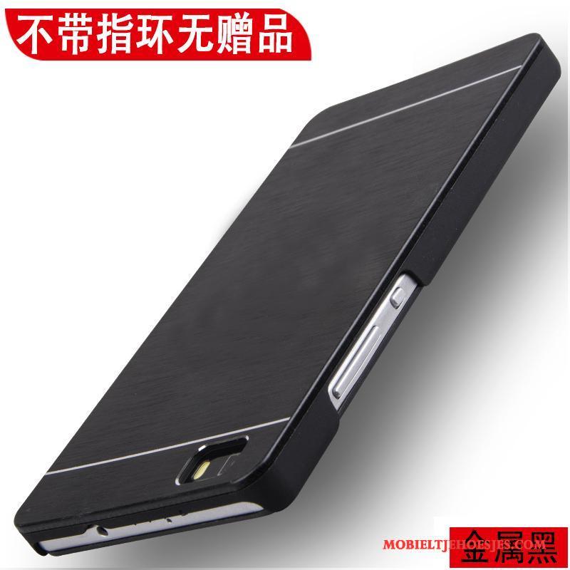 Huawei P8 Lite Hoesje Hoes Roze Jeugd Metaal Anti-fall Trend Ring