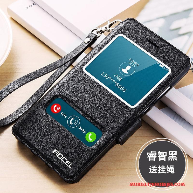Huawei P8 Lite Hoesje Telefoon Folio Zacht Bescherming Anti-fall Jeugd Leren Etui
