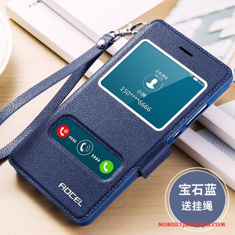 Huawei P8 Lite Hoesje Telefoon Folio Zacht Bescherming Anti-fall Jeugd Leren Etui