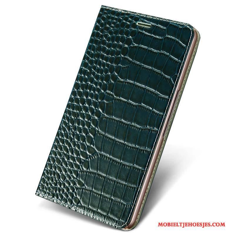 Huawei P8 Lite Jeugd Echt Leer Leren Etui Mobiele Telefoon Folio Bescherming Hoesje Telefoon