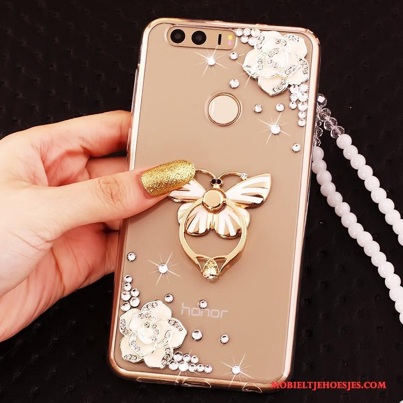 Huawei P9 Hoesje Ring Goud Hoes Siliconen Bescherming Anti-fall All Inclusive