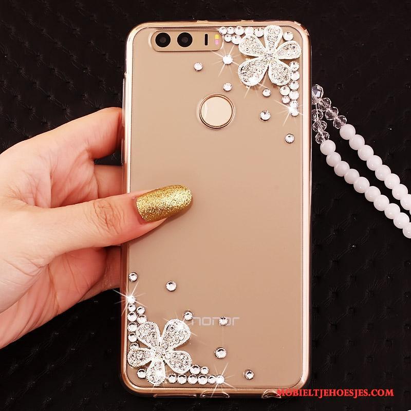 Huawei P9 Hoesje Ring Goud Hoes Siliconen Bescherming Anti-fall All Inclusive