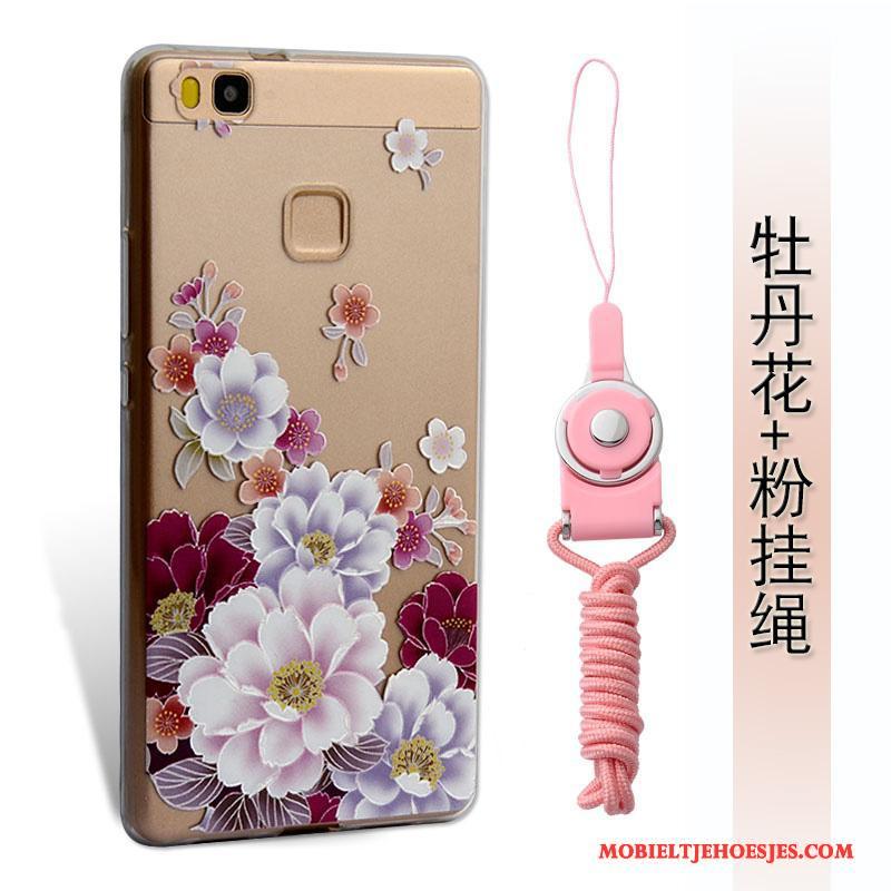 Huawei P9 Lite Hoesje Telefoon Zacht Bescherming Hanger Jeugd Siliconen