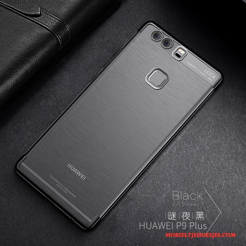 Huawei P9 Plus All Inclusive Hoesje Telefoon Bescherming Mobiele Telefoon Doorzichtig Blauw Zacht