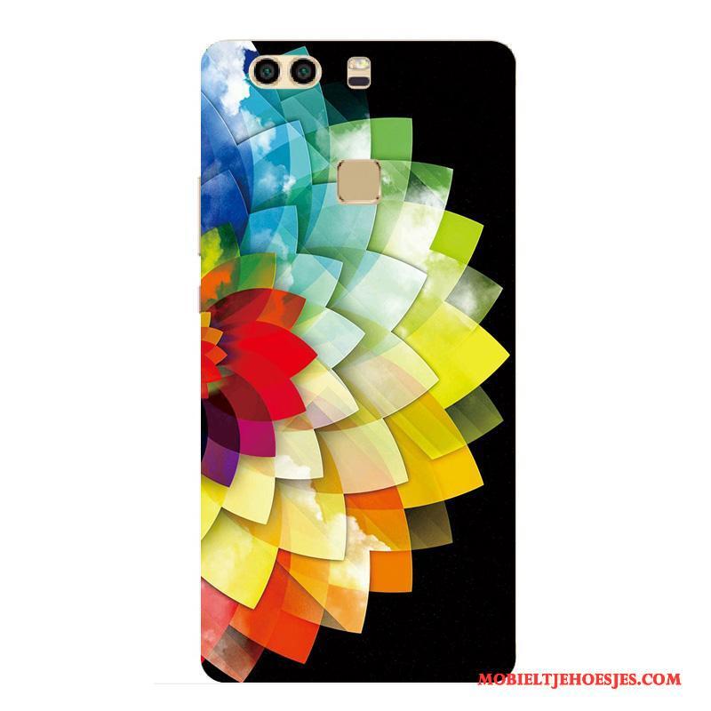 Huawei P9 Plus Anti-fall All Inclusive Persoonlijk Hoesje Telefoon Hard Kleur Schrobben