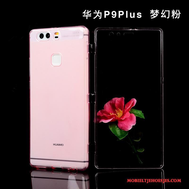 Huawei P9 Plus Hoesje Anti-fall Mobiele Telefoon All Inclusive Purper Zacht Hoes Bescherming