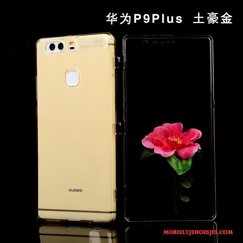 Huawei P9 Plus Hoesje Anti-fall Mobiele Telefoon All Inclusive Purper Zacht Hoes Bescherming