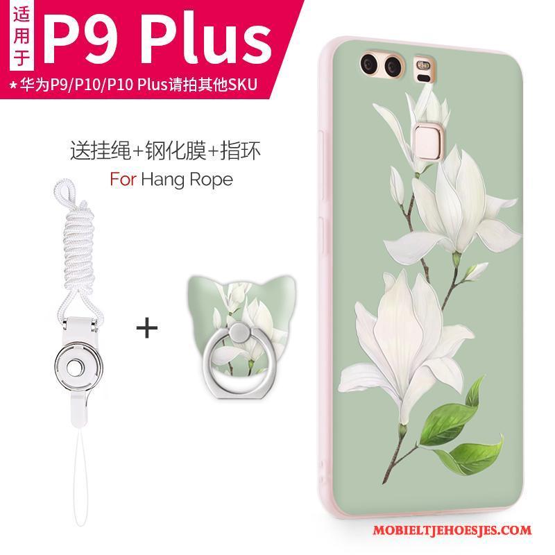 Huawei P9 Plus Hoesje Siliconen Anti-fall Mobiele Telefoon Roze Hoes Zacht All Inclusive