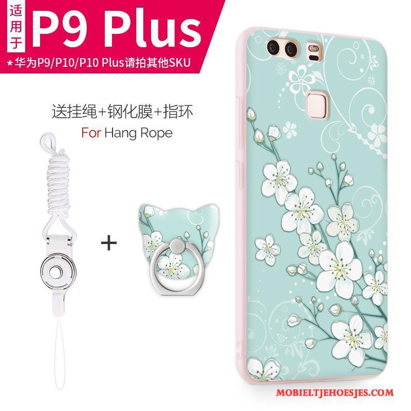 Huawei P9 Plus Hoesje Siliconen Anti-fall Mobiele Telefoon Roze Hoes Zacht All Inclusive