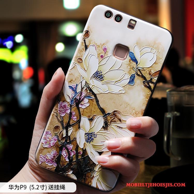 Huawei P9 Plus Hoesje Zacht Siliconen Trend Scheppend All Inclusive Chinese Stijl Anti-fall