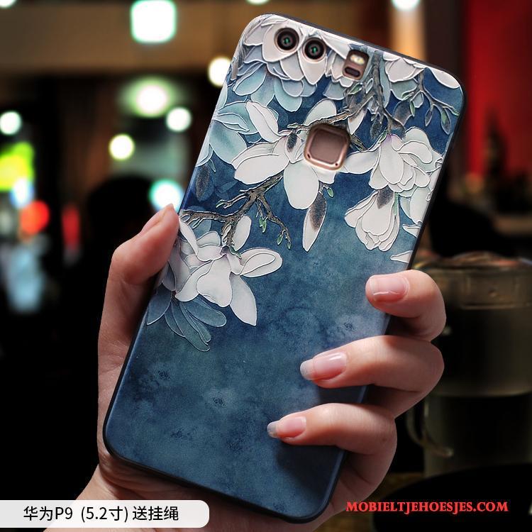 Huawei P9 Plus Hoesje Zacht Siliconen Trend Scheppend All Inclusive Chinese Stijl Anti-fall