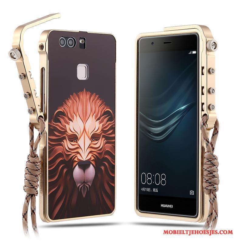 Huawei P9 Plus Mobiele Telefoon Persoonlijk Anti-fall Metaal Hoes Hoesje Telefoon Trend