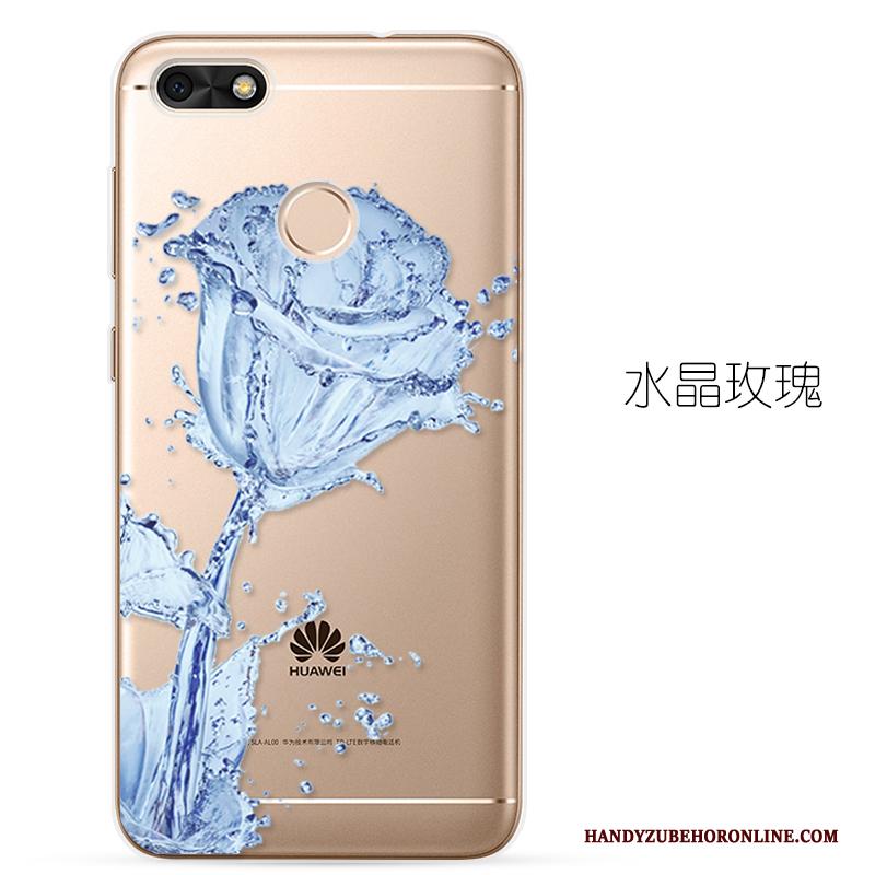 Huawei Y5 2018 All Inclusive Hoesje Telefoon Zacht Doorzichtig Bescherming Anti-fall Siliconen