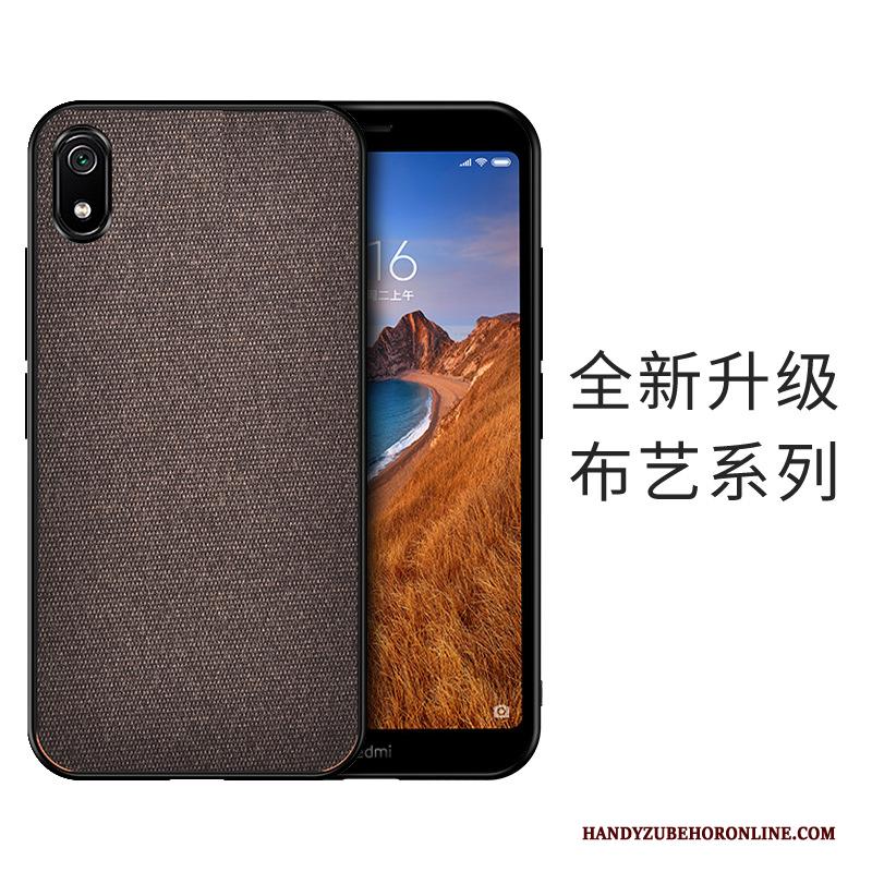 Huawei Y5 2019 Hoesje Telefoon Verbinding Patroon Doek Rood Siliconen Nieuw