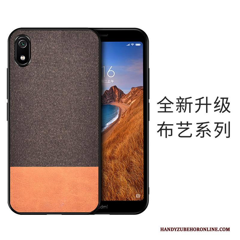 Huawei Y5 2019 Hoesje Telefoon Verbinding Patroon Doek Rood Siliconen Nieuw