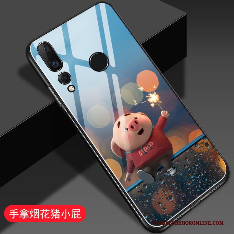 Huawei Y6 2019 All Inclusive Persoonlijk Spotprent Mini Hoesje Telefoon Spiegel Anti-fall