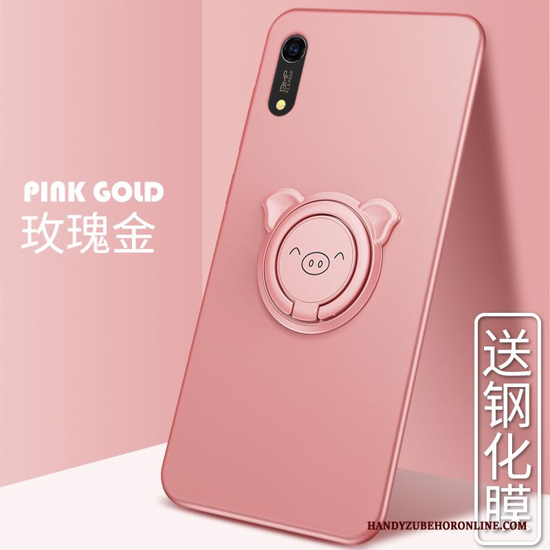 Huawei Y6 2019 Dun Eenvoudige Bescherming Scheppend Roze Hoesje Telefoon Trend