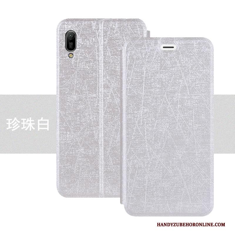 Huawei Y6 2019 Hoes Anti-fall All Inclusive Bescherming Folio Hoesje Telefoon Zacht