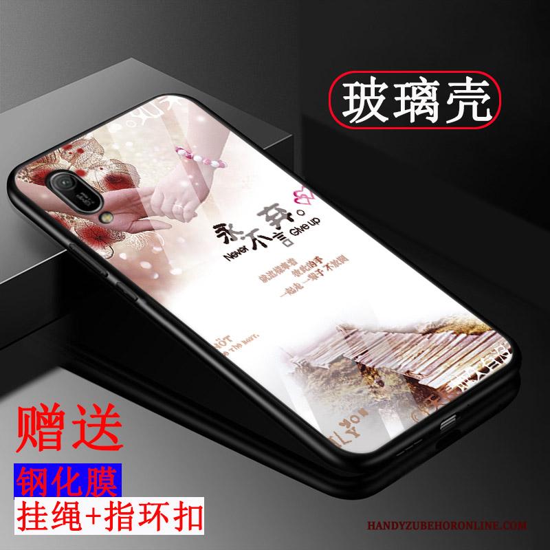 Huawei Y6 2019 Hoesje Pas All Inclusive Hoes Patroon Schrobben Tempereren Mobiele Telefoon