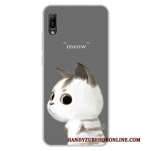 Huawei Y6 2019 Hoesje Persoonlijk Mobiele Telefoon Scheppend Bescherming Hoes Zacht Spotprent