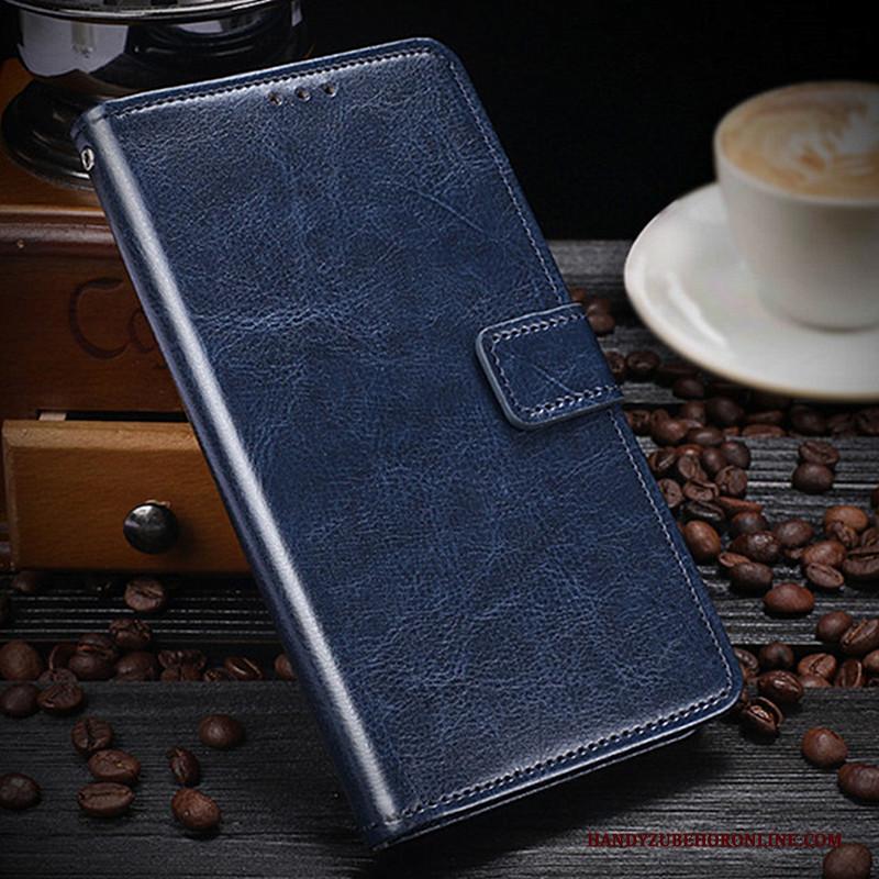 Huawei Y6 2019 Hoesje Portemonnee Bescherming All Inclusive Leren Etui Mobiele Telefoon Folio