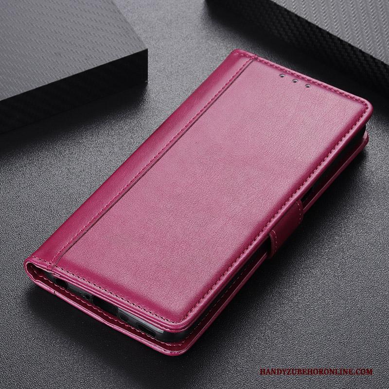 Huawei Y6 2019 Hoesje Rood Mobiele Telefoon All Inclusive Bescherming Folio Bedrijf Hoes