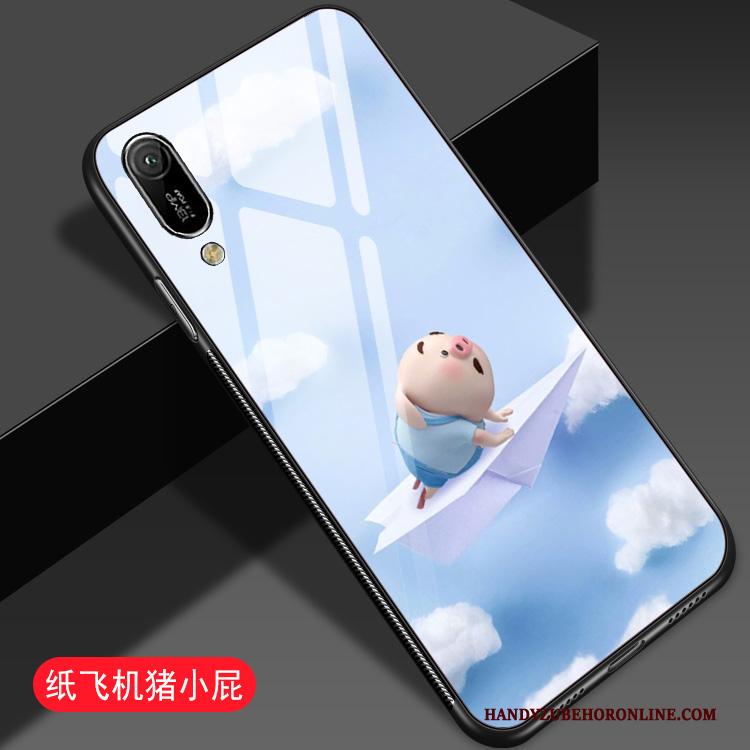 Huawei Y6 2019 Hoesje Telefoon Lovers Mooie Spotprent Spiegel Net Red Super