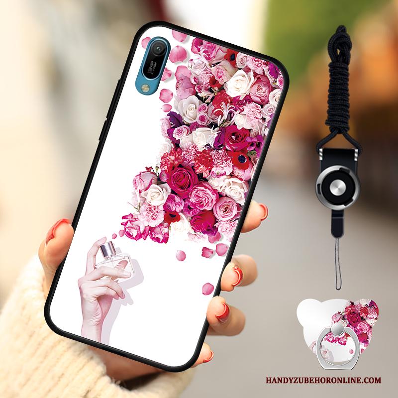 Huawei Y6 2019 Hoesje Telefoon Zacht Zwart Mode Anti-fall