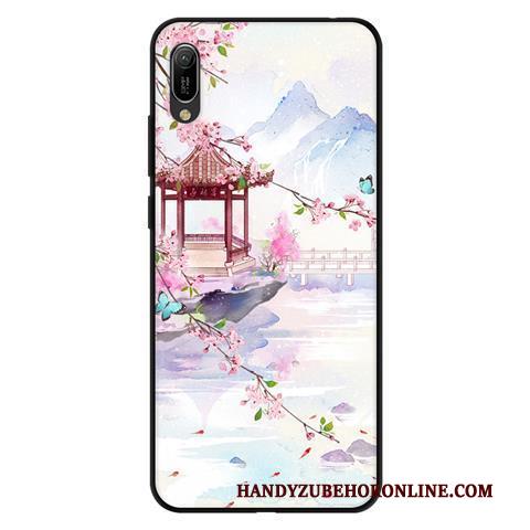 Huawei Y6 2019 Roze Hoes Vers Mobiele Telefoon Anti-fall Hoesje Zacht