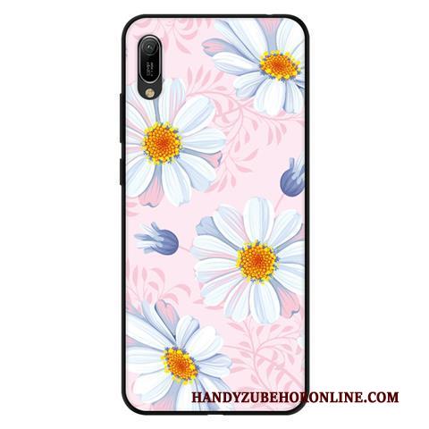 Huawei Y6 2019 Roze Hoes Vers Mobiele Telefoon Anti-fall Hoesje Zacht