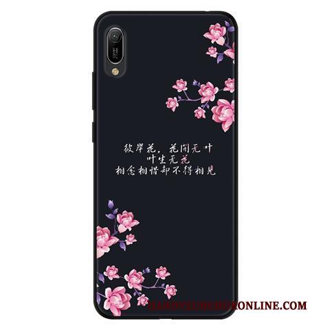 Huawei Y6 2019 Roze Hoes Vers Mobiele Telefoon Anti-fall Hoesje Zacht