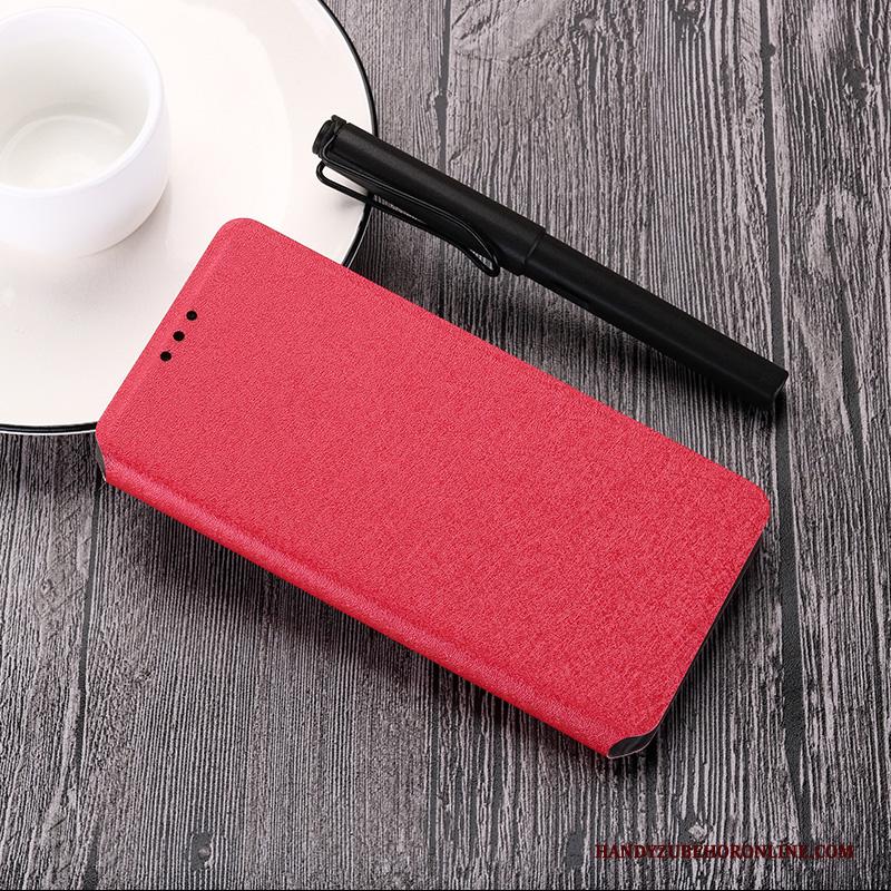 Huawei Y6 2019 Siliconen Leren Etui Hoesje Telefoon Mobiele Telefoon Clamshell Anti-fall Trendy Merk