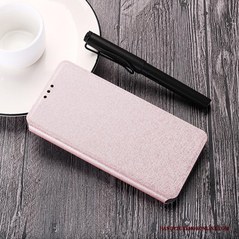 Huawei Y6 2019 Siliconen Leren Etui Hoesje Telefoon Mobiele Telefoon Clamshell Anti-fall Trendy Merk