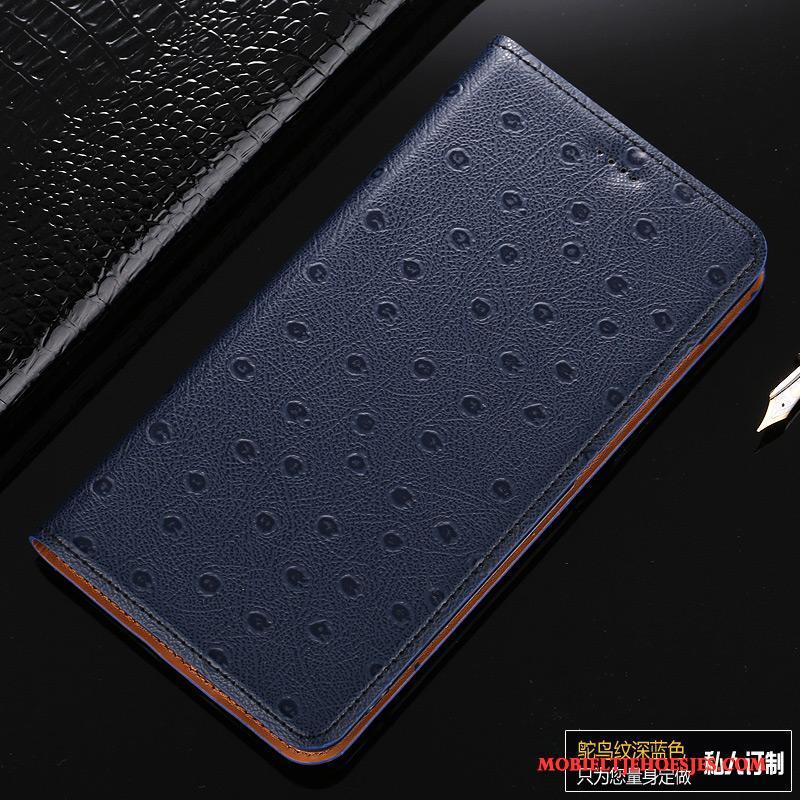 Huawei Y6 Pro 2017 Bescherming Leren Etui Hoesje Telefoon Vogel Mobiele Telefoon Bruin Folio