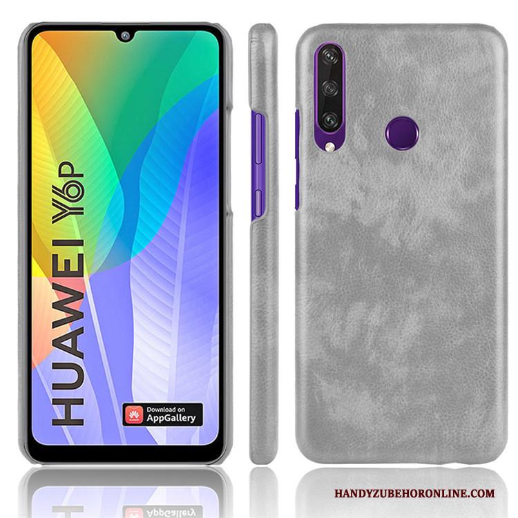 Huawei Y6p Soort Aziatische Vrucht Hard Rood Patroon Anti-fall Hoes Hoesje Telefoon