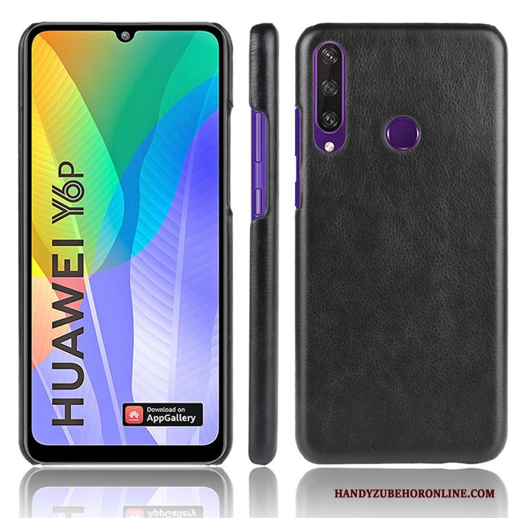 Huawei Y6p Soort Aziatische Vrucht Hard Rood Patroon Anti-fall Hoes Hoesje Telefoon