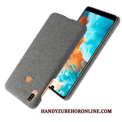 Huawei Y6s Doek Patroon Anti-fall Hoes Hoesje Telefoon Hard Bescherming