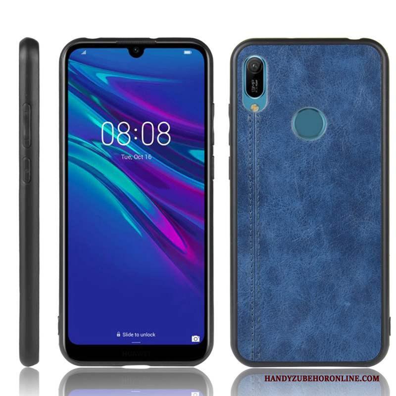 Huawei Y6s Hoesje Bescherming Bedrijf Zacht Donkerblauw All Inclusive Telefoon