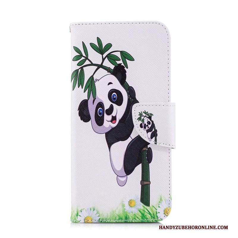 Huawei Y7 2018 Folio Leren Etui Hoes Wit Bescherming Hoesje Telefoon