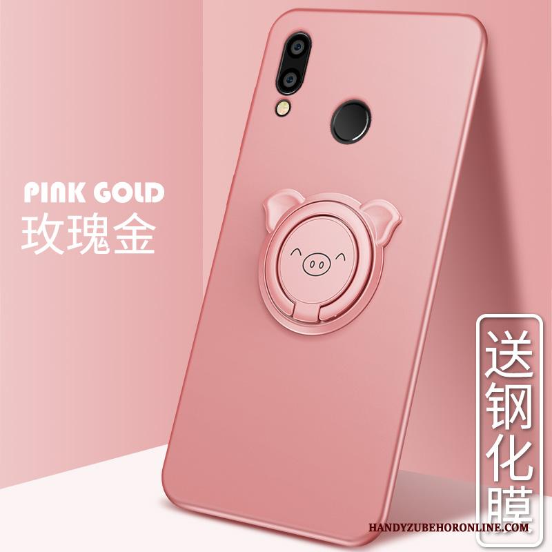 Huawei Y7 2019 Hoes Anti-fall Hoesje Telefoon All Inclusive Zwart Trend Siliconen