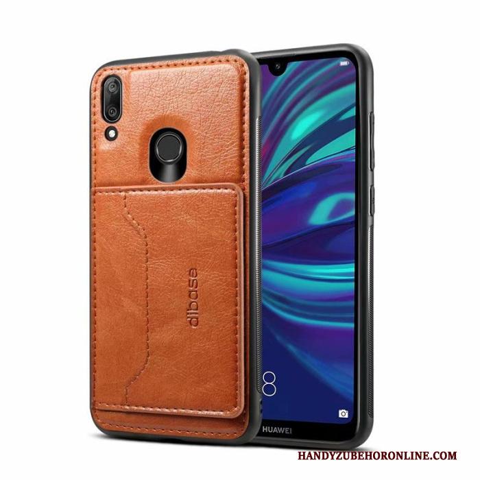 Huawei Y7 2019 Licht Bescherming Hoes Hoesje Telefoon Folio