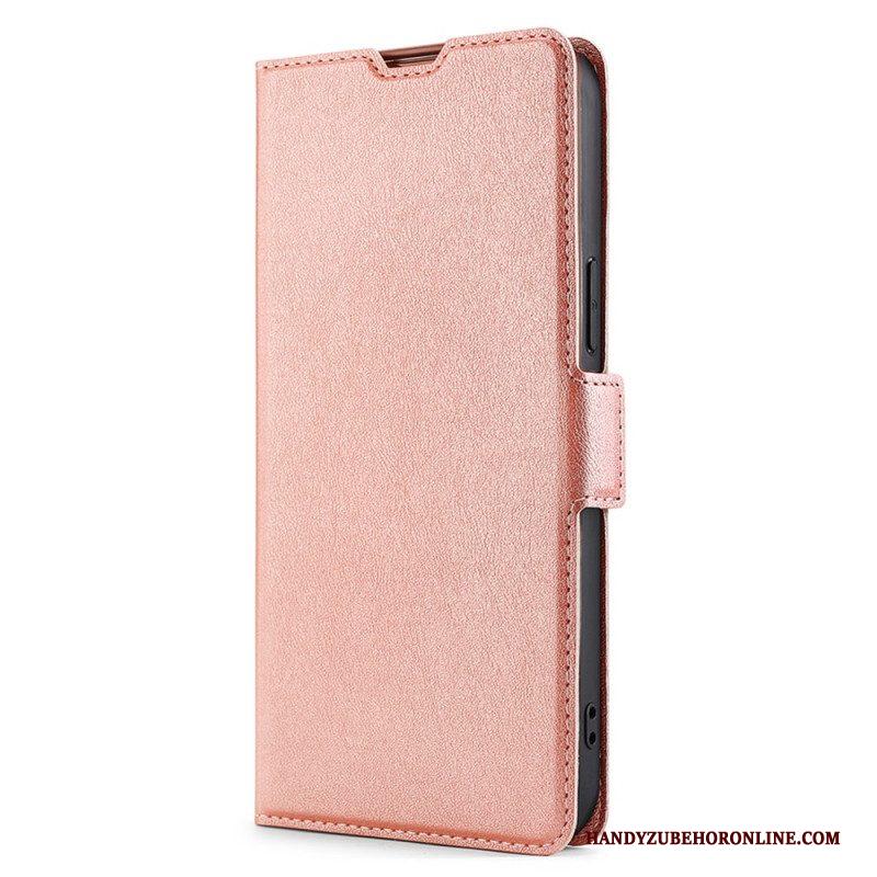 Leren Hoesje voor Huawei P60 Pro Ledereffect