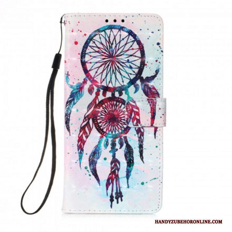 Leren Hoesje voor Moto G50 Aquarel Dromenvanger